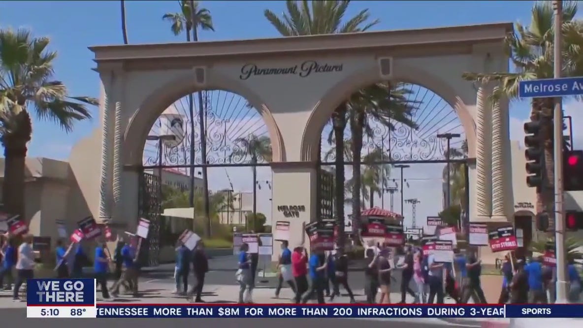 Hollywood actors and writers' strike has local impact